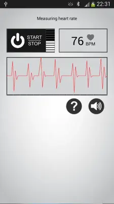 Heart Rate Monitor android App screenshot 1